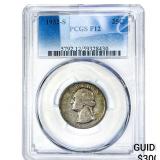 1932-S Washington Silver Quarter PCGS F12