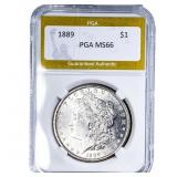1889 Morgan Silver Dollar PGA MS66