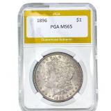 1896 Morgan Silver Dollar PGA MS65