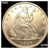 1846 Seated Liberty Half Dollar UNCIRCULATED