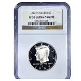 2007-S Kennedy Half Dollar NGC PF70 Ultra Cameo