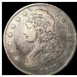 1836 Silver Capped Bust Half Dollar LIGHTLY CIRCUL