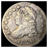 1820 Capped Bust Dime LIGHTLY CIRCULATED