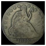 1853-O Silver Half Dollar (Arrows & Rays) NICELY C