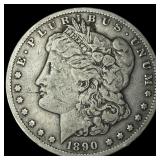 1890-CC Silver Morgan Dollar LIGHTLY CIRCULATED