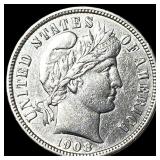 1908-D Silver Barber Dime UNCIRCULATED