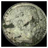 1937 German Silver 2 Reichsmark CLOSELY UNCIRCULAT