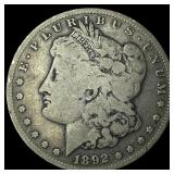 1892 Silver Morgan Dollar LIGHTLY CIRCULATED