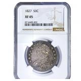 1827 Capped Bust Half Dollar NGC XF45