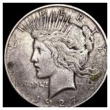 1927-D Silver Peace Dollar NEARLY UNCIRCULATED