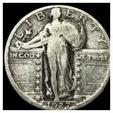 1927-S Silver Standing Liberty Quarter LIGHTLY CIR