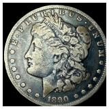 1890-CC Silver Morgan Dollar LIGHTLY CIRCULATED