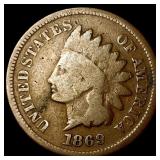 1869 Indian Head Cent NICELY CIRCULATED NICELY CI
