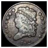1825 Classic Head Half Cent NEARLY UNCIRCULATED