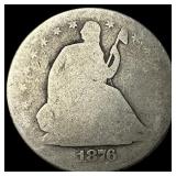 1876-S Seated Liberty Half Dollar NICELY CIRCULA
