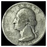 1932-D Silver Washington Quarter LIGHTLY CIRCULATE