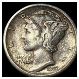 1923-S Silver Mercury Dime CLOSELY UNCIRCULATED