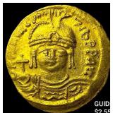 Byzantine Maurice Tiberius 582-602 Gold Solidus