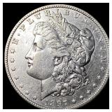 1897-O Morgan Silver Dollar ABOUT  UNCIRCULATED