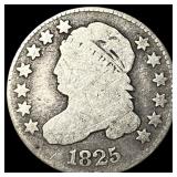 1825 Silver Capped Bust Dime NICELY  CIRCULATED