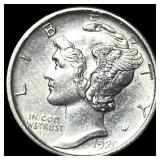 1920-D Silver Mercury Dime GEM BU
