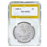 1921 Silver Peace Dollar PGA MS63