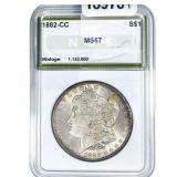 1882-CC Morgan Silver Dollar NGS MS67