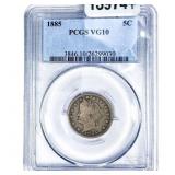 1885 Liberty Victory Nickel PCGS VG10