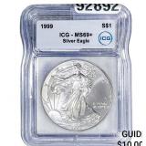 1999 Silver Eagle ICG MS69+