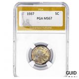 1937 Buffalo Nickel PGA MS67