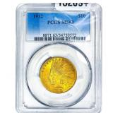 1912 $10 Gold Eagle PCGS MS63