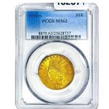 1911-S $10 Gold Eagle PCGS MS62