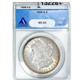 1898-S Morgan Silver Dollar ANACS MS63