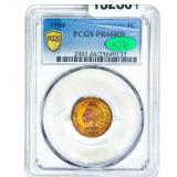 1904 CAC Indian Head Cent PCGS PR66 RD