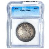 1818 Capped Bust Half Dollar ICG EF40