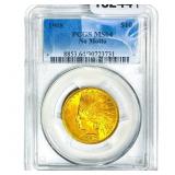1908 $10 Gold Eagle PCGS MS64 No Motto
