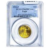 1993-P $10 1/4oz Gold Eagle PCGS PR69 DCAM