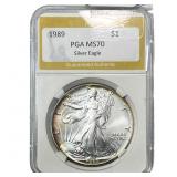1989 Silver Eagle PGA MS70