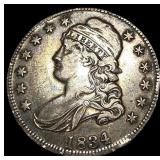 1834 Silver Capped Bust Half Dollar NEARLY UNCIRCU