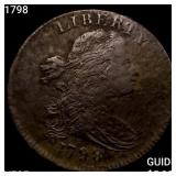 1798 Draped Bust Large Cent ABOUT UNCIRCULATED