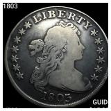 1803 Draped Bust Dollar LIGHTLY CIRCULATED