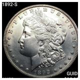 1892-S Morgan Silver Dollar CHOICE AU