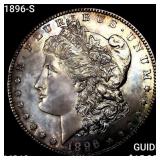 1896-S Morgan Silver Dollar CHOICE BU