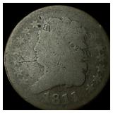 1811 Classic Head Half Cent LIGHTLY  CIRCULATED