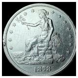 1878-S Silver Trade Dollar CHOICE AU
