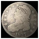 1827 Capped Bust Half Dollar NICELY  CIRCULATED