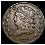 1829 Classic Head Half Cent NEARLY  UNCIRCULATED