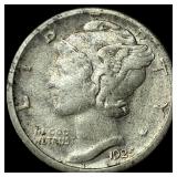 1925-S Silver Mercury Dime NEARLY  UNCIRCULATED