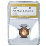 1882 Indian Head Cent PGA PR65+ Red Cameo
