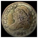 1821 Capped Bust Dime LIGHTLY CIRCULATED